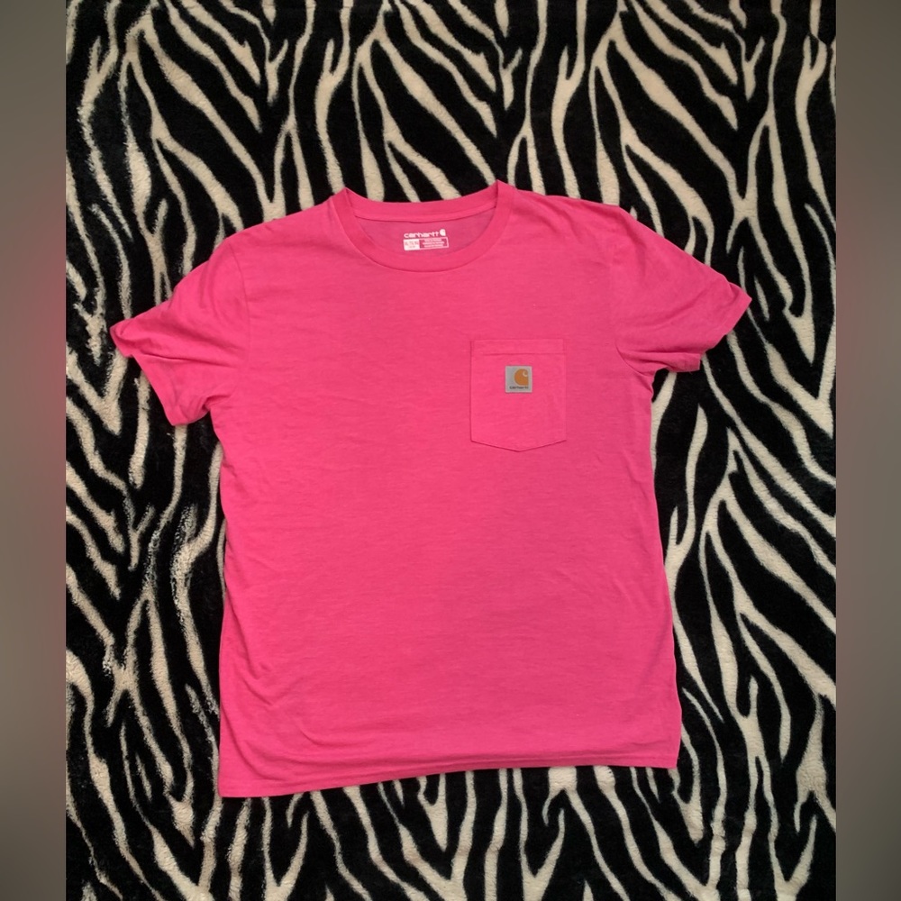 pink carhartt shirt size 12-14 XL